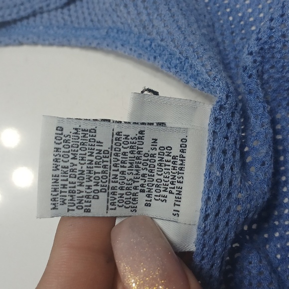 Vintage Basic Editions Knit sleeveless for men ( mesh) medium size , pre-owned - Picture 5 of 5